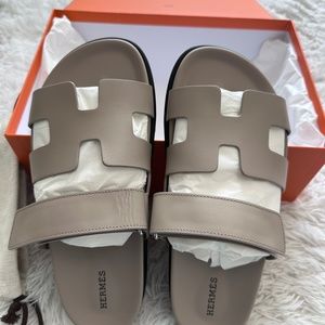Hermes Cyphre sandal beige mastic size 38 SOLD OUT